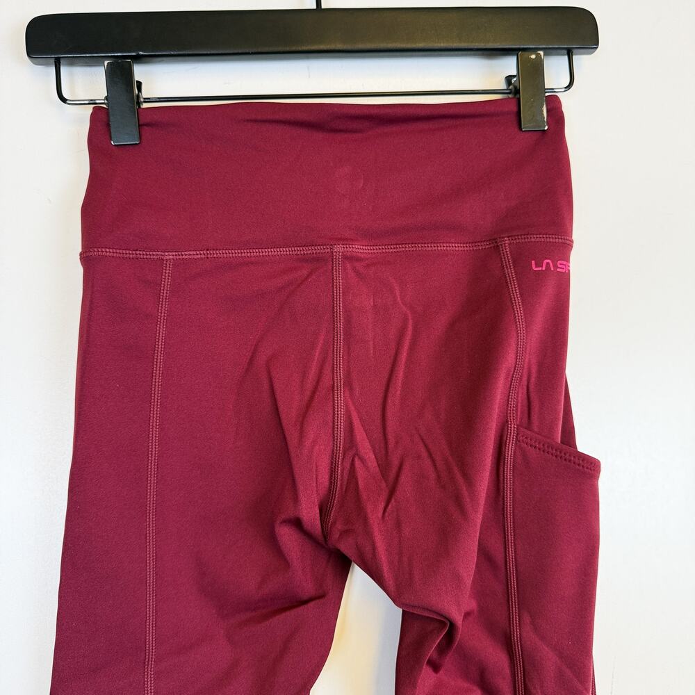 La Sportiva Cosmosis Hiking Leggings in Redwood Azalea Red - XS - Picture 5 of 9